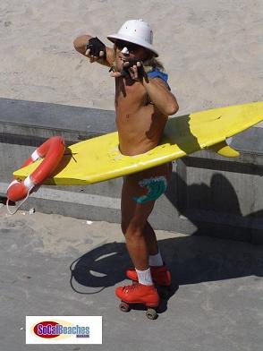 "Ken" takes a minute for a pose over The Fourth of July weekend. Photo Copyright Sean Callahan & Mission Beach Online.com